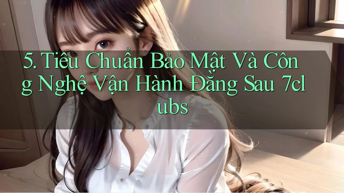 5. Tiêu Chuẩn Bảo Mật Và Công Nghệ Vận Hành Đằng Sau 7clubs