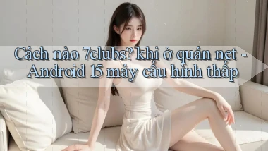 Cách nào 7clubs khi ở quán net   Android 15 máy cấu hình thấp