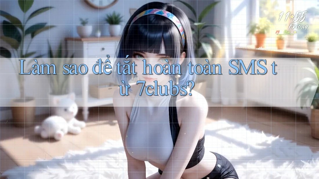 Làm sao để tắt hoàn toàn SMS từ 7clubs?