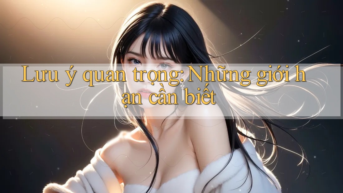 Lưu ý quan trọng: Những giới hạn cần biết