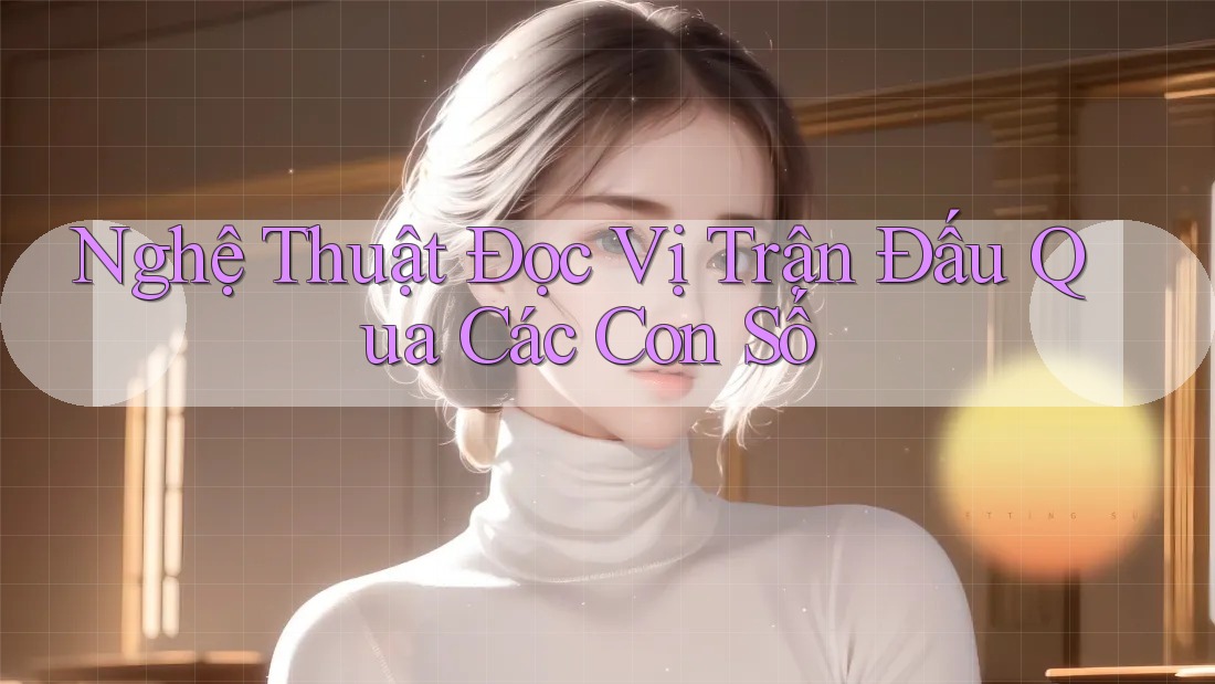 Nghệ Thuật Đọc Vị Trận Đấu Qua Các Con Số Nghệ Thuật Đọc Vị Trận Đấu Qua Các Con Số