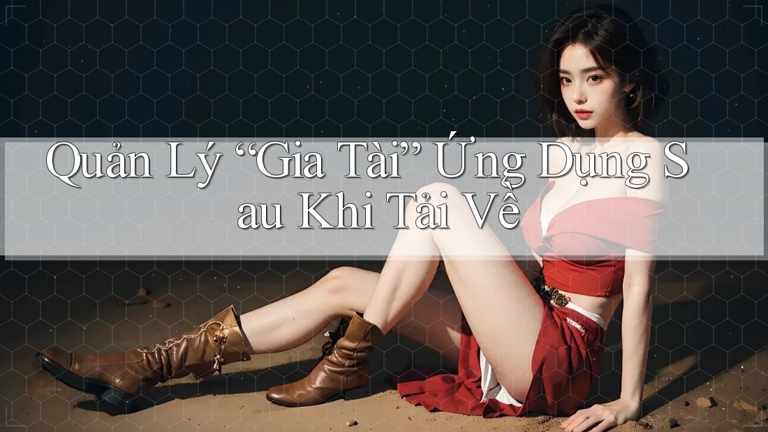 Quản Lý “Gia Tài” Ứng Dụng Sau Khi Tải Về