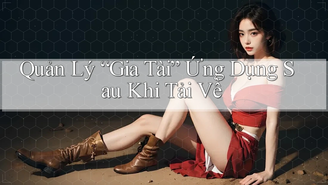 Quản Lý “Gia Tài” Ứng Dụng Sau Khi Tải Về