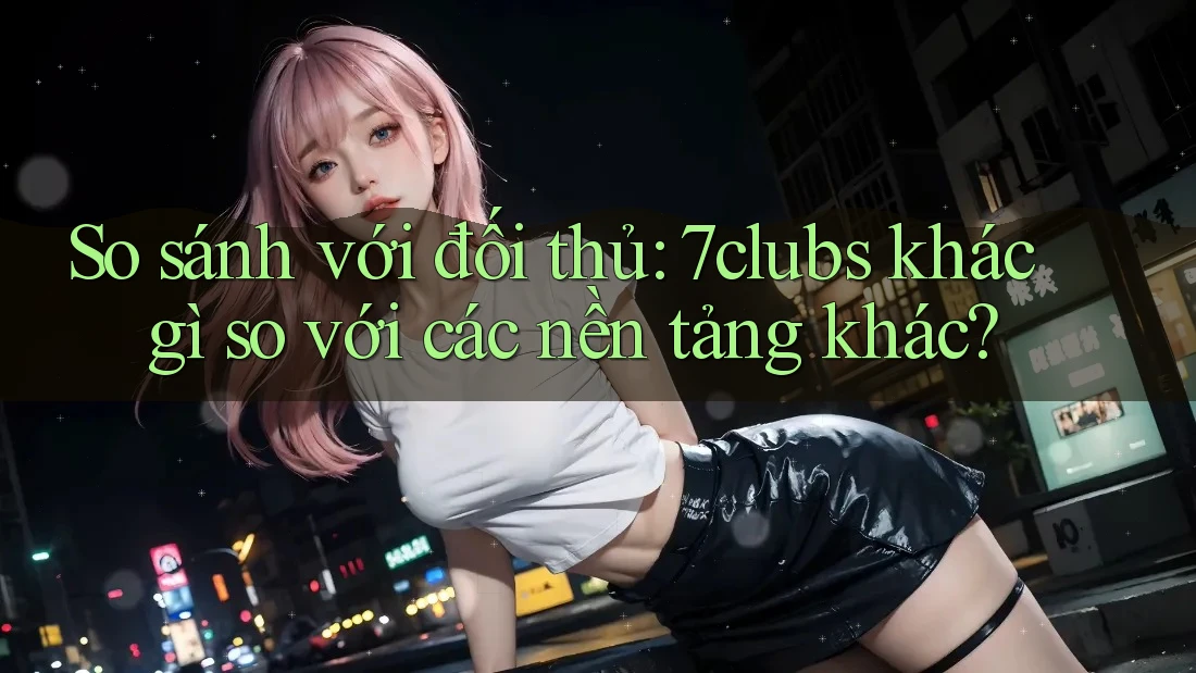 So sánh với đối thủ: 7clubs khác gì so với các nền tảng khác? So sánh với đối thủ: 7clubs khác gì so với các nền tảng khác?
