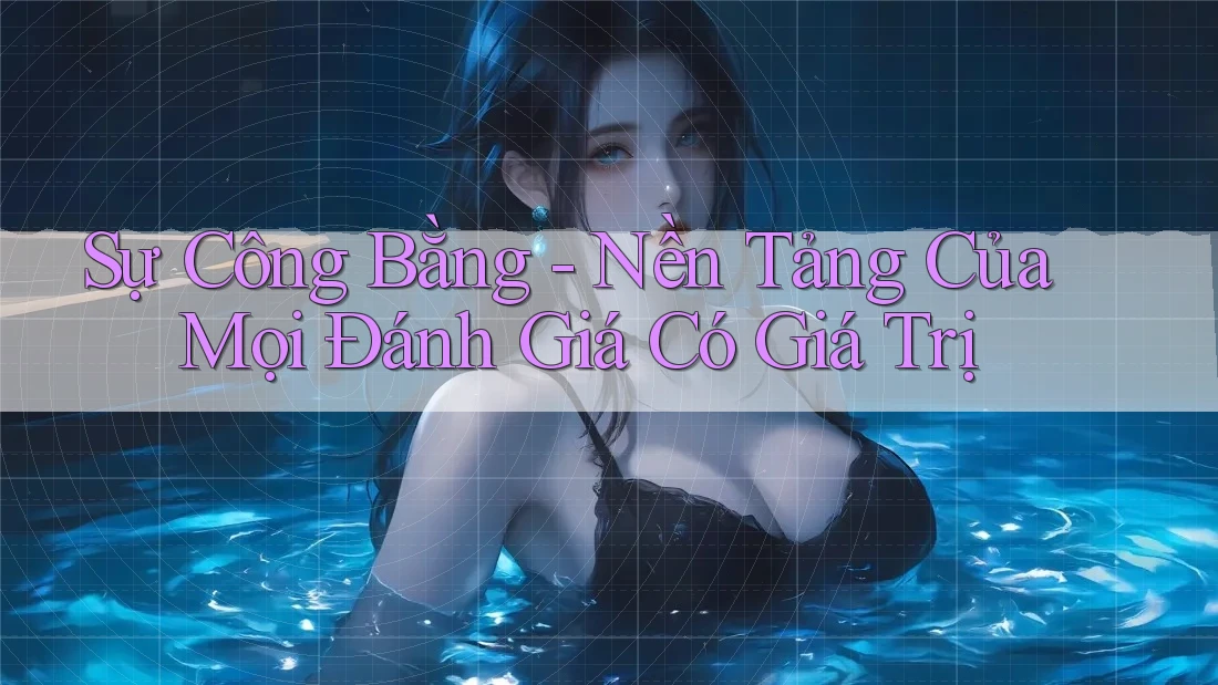 Sự Công Bằng - Nền Tảng Của Mọi Đánh Giá Có Giá Trị Sự Công Bằng - Nền Tảng Của Mọi Đánh Giá Có Giá Trị
