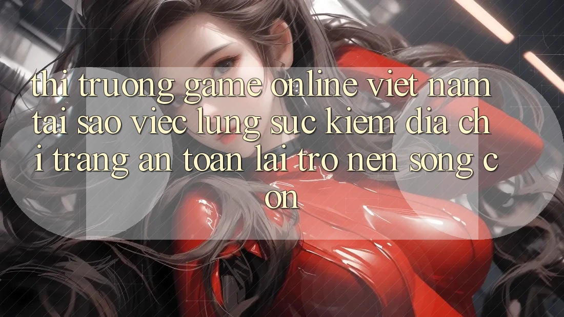 Thị Trường Game Online Việt Nam: Tại Sao Việc Lùng sục kiếm “Địa chỉ trang An Toàn” Lại Trở nên Sống Còn? Thị Trường Game Online Việt Nam: Tại Sao Việc Lùng sục kiếm “Địa chỉ trang An Toàn” Lại Trở nên Sống Còn?
