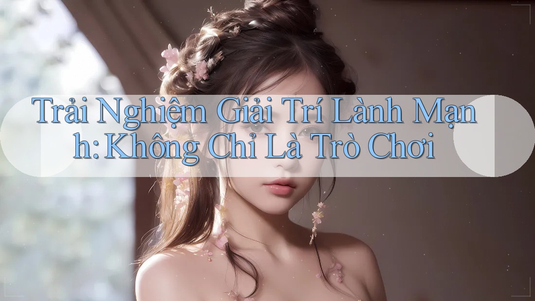 Trải Nghiệm Giải Trí Lành Mạnh: Không Chỉ Là Trò Chơi